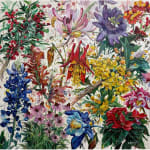 Rubem Robierb, Small Butterflies - Yellow on White , 2025