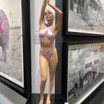 Carole A. Feuerman, Temptation (Table-Top) w/ Pink Silk Suit and Pearl White Cap - 1/8, 2024