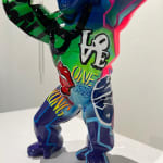 Richard Orlinski, Wild Kong Tag Mat Dallas Cowboy Edition 37cm 1/1, 2022
