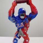 Richard Orlinski, Wild Kong Tag Mat Dallas Cowboy Edition 37cm 1/1, 2022