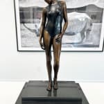 Carole A. Feuerman, What If w/ Purple Suit & Light Rose AB Crystal Cap 2/8, 2022