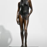 Carole A. Feuerman, What If w/ Purple Suit & Light Rose AB Crystal Cap 2/8, 2022