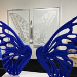 Rubem Robierb, Small Butterflies - Yellow on White , 2025