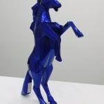 Richard Orlinski, Prancing Horse - Blue Mick 40cm 42/50, 2022