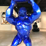 Richard Orlinski, Wild Kong Tag Mat Dallas Cowboy Edition 37cm 1/1, 2022