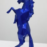 Richard Orlinski, Prancing Horse - Blue Mick 40cm 42/50, 2022