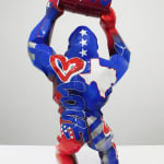 Richard Orlinski, Wild Kong Tag Mat Dallas Cowboy Edition 37cm 1/1, 2022