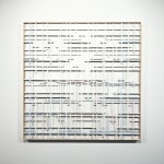 Beat Zoderer, Subtraktiver Versatz IV(1), 2024