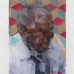 David Samuel Stern, Untitled Woven Portrait 16, 2020