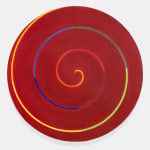 Joanna Pousette-Dart, Untitled (Red, Yellow, Black, Blue), 2022