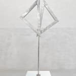 George Rickey, Unstable Squares Diagonal Wall, 1981