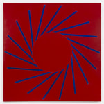 Joanna Pousette-Dart, Untitled (Red, Yellow, Black, Blue), 2022