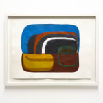 Joanna Pousette-Dart, Untitled (Red, Yellow, Black, Blue), 2022