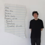 Kenny Pittock, Watermelon, cheese, gum, fruit, 2021