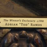 Adrian “Tod” Ramos, The Winner’s Enclosure, Dancing Brave, 1986