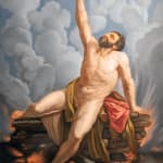 Follower of Guido Reni, The Death of Hercules on the Funeral Pyre