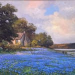 Robert William Wood, Texas Bluebonnet Landscape, 1953