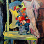 William Stevenson, Bouquet on a Chair, 1966