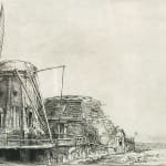 Rembrandt Hamenszoon van Rijn, The Windmill, 1641 (posthumous state)