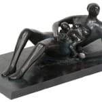 Henry Moore, Reclining Mother and Child, 1, 1975