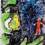 Marc Chagall, Profile and Red Child, 1960
