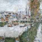 Paul Crotto, Untitled (French Town Scene), 1964