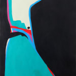 Winnie Hawkins, Untitled (Abstract Green and Black), n.d.