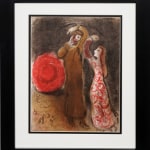 Marc Chagall, Rencontre Ruth et de Booz, 1960