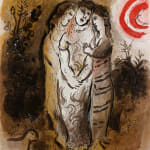 Marc Chagall, Noémi et ses Belles-Filles (Naomi and Her Daughters-In Law), 1960