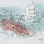 Raoul Dufy, Nude with Boats, n.d.