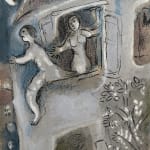 Marc Chagall, David Sauve par Mical (David Saved by Michal), 1960