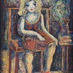 Alfred Morang, Untitled (Woman in Red Dress), n.d.