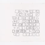 Vera Molnár, Untitled (MV528) Transformation of squares, 1975