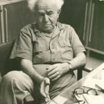 Micha Bar-Am, David Ben Gurion in his Study, Sde Boker, ISRAEL, 1966