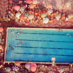Micha Bar-Am, Watermelon stand, Tel Aviv, 1974