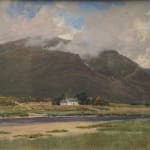 Charles Edward Stewart, Highland Loch with a Taigh