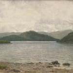 Charles Edward Stewart, Highland Loch with a Taigh