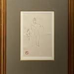 Henri de Toulouse-Lautrec, Study of a Figure and a Horse