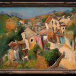 William Henry Johnson, Late Spring, View on the Village Mountain, Cagnes-Sur-Mer, circa 1928