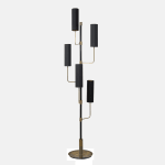 Metro Floor Lamp with cotton shades