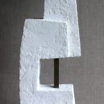 Detail on white marble straight