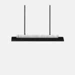 Tallis Linear Ceiling Light side view