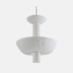 Cissbury Plaster Pendant hanging from chain