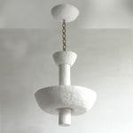 Unlit CIssbury Pendant with chain and ceiling rose