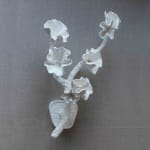 Bloom sconce on grey background