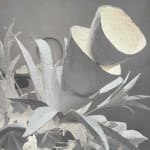 Closeup of plaster shade