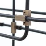 Closeup of antique brass detail