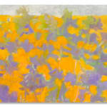 WOLF KAHN, Small Orange Spot, 2015