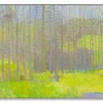 WOLF KAHN, Small Orange Spot, 2015