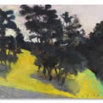 WOLF KAHN, Small Orange Spot, 2015